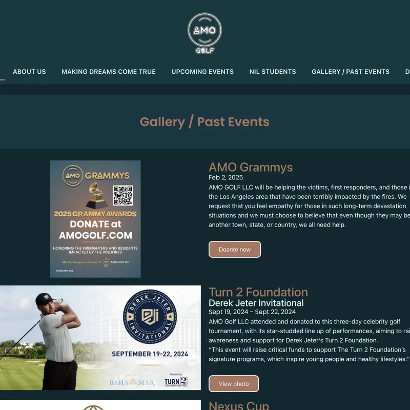AMO GOLF - Support LA County Firefighters